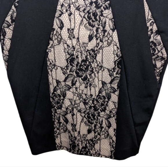 Kardashian Kollection Bodycon High Waist Lace Skirt ✨ - Picture 5 of 7